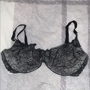 VS Lace Bra 36D black & white